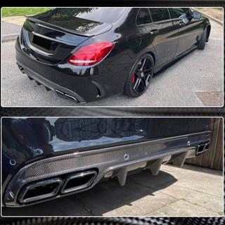 Difúzor zadného nárazníka (pre SD C43/C63 AMG 2015-2019, karbón) fotografia 4