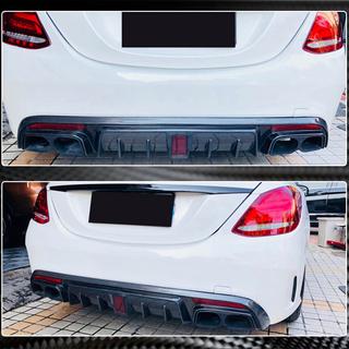 Difúzor zadného nárazníka V1 (pre SD C43/C63 AMG 2015-2019, karbón) fotografia 4