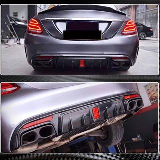 Difúzor zadného nárazníka V2 (pre SD C43/C63 AMG 2015-2019, karbón) fotografia 1