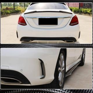 Lišty na zadný nárazník (pre SD C43/C63 AMG 2015-2019, karbón) fotografia 4