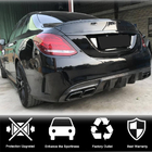 Mercedes C-class W205 2014–2021 Difúzor zadného nárazníka V3 (pre SD C43/C63 AMG 2015-2019, karbón) fotografia 2