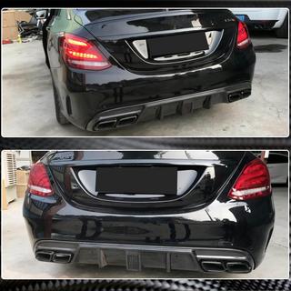 Difúzor zadného nárazníka V3 (pre SD C43/C63 AMG 2015-2019, karbón) fotografia 3