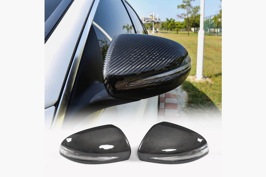 Mercedes C-class W205 2014–2021 Kryty zrkadiel V2 (Karbon) Image