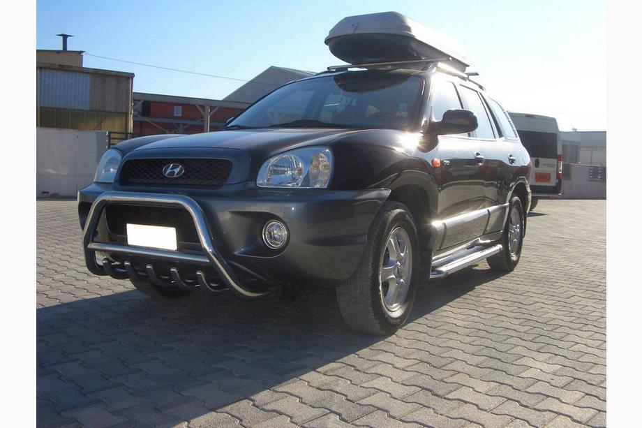 Hyundai Santa Fe 1 2000–2006 Predný ochranný rám WT003 (nerez) Image