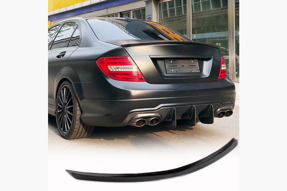 Mercedes trieda C W204 2007–2015 Spojler SD V1 (karbón) Image