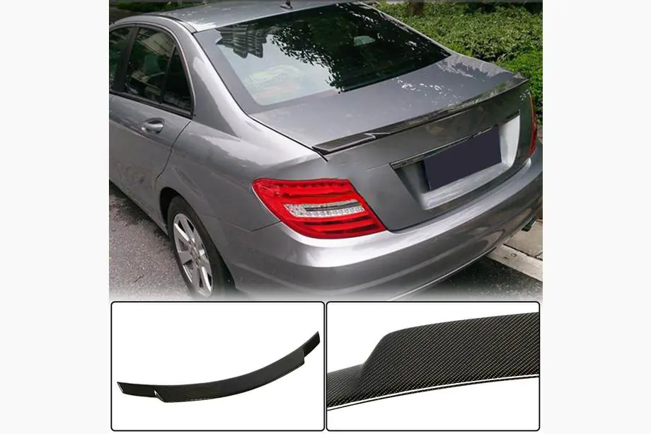 Mercedes trieda C W204 2007–2015 Spojler SD V4 (Karbon) Image