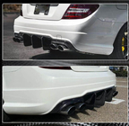 Mercedes trieda C W204 2007–2015 Spojler s difúzorom zadného nárazníka (pre C63 AMG 2012-2014, karbón) fotografia 3