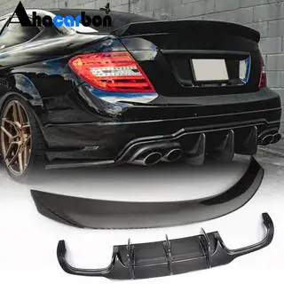 Spojler s difúzorom zadného nárazníka (pre C63 AMG 2012-2014, karbón) fotografia 1
