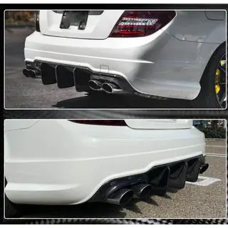 Spojler s difúzorom zadného nárazníka (pre C63 AMG 2012-2014, karbón) fotografia 3