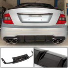 Mercedes trieda C W204 2007–2015 Difúzor zadného nárazníka V1 (pre AMG SD/Coupe 2012-2014, karbón) fotografia 1