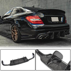Mercedes trieda C W204 2007–2015 Difúzor zadného nárazníka V2 (pre AMG SD/Coupe 2012-2014, karbón) fotografia 1
