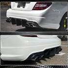 Mercedes trieda C W204 2007–2015 Difúzor zadného nárazníka V2 (pre AMG SD/Coupe 2012-2014, karbón) fotografia 3