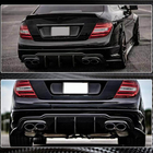 Mercedes trieda C W204 2007–2015 Difúzor zadného nárazníka V2 (pre AMG SD/Coupe 2012-2014, karbón) fotografia 4