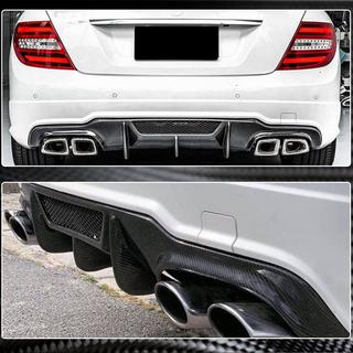 Difúzor zadného nárazníka V4 (pre AMG SD/Coupe 2012-2014, karbón) fotografia 3