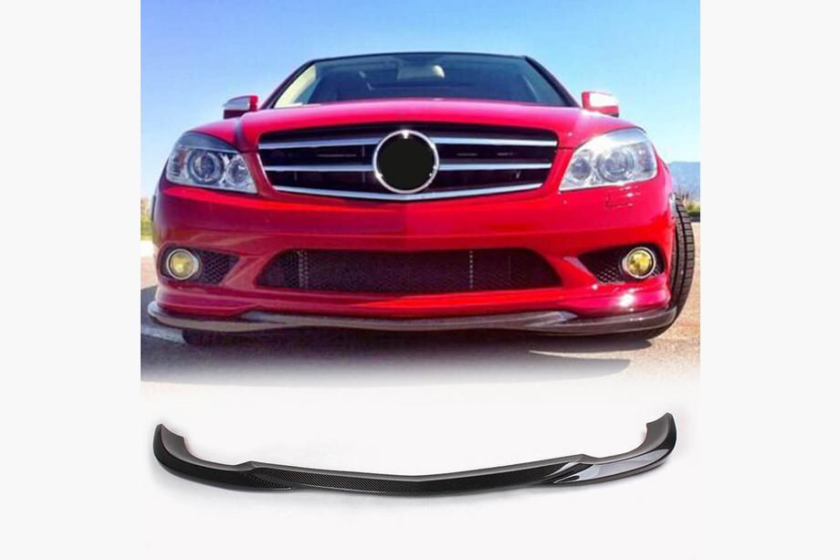 Mercedes trieda C W204 2007–2015 Lip spojler predného nárazníka (pre AMG-Line 2008-2011, karbón) Image