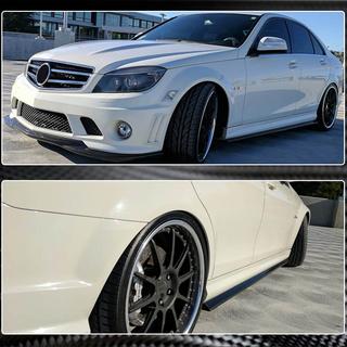 Bočné prahy (pre AMG SD, karbón) Mercedes trieda C W204 2007–2015 fotografia 4