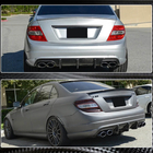 Mercedes trieda C W204 2007–2015 Difúzor zadného nárazníka V2 (pre AMG SD 2008-2011, karbón) fotografia 5