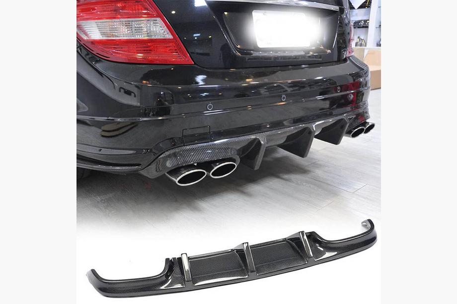 Mercedes trieda C W204 2007–2015 Difúzor zadného nárazníka V2 (pre AMG SD 2008-2011, karbón) Image