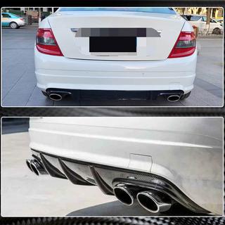 Difúzor zadného nárazníka V3 (pre AMG SD 2008-2011, karbón) fotografia 4