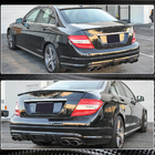 Mercedes trieda C W204 2007–2015 Difúzor zadného nárazníka V4 (pre AMG SD 2008-2011, karbón) fotografia 4