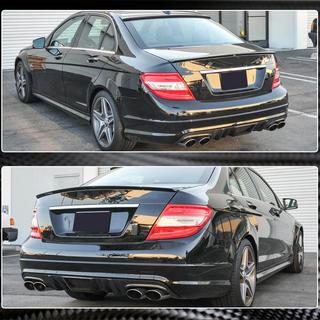 Difúzor zadného nárazníka V4 (pre AMG SD 2008-2011, karbón) fotografia 4