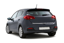 Kia Ceed 2012–2018 Nerezová lišta hrany kufra fotografia 1