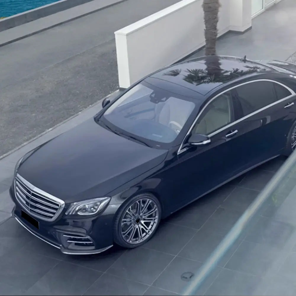 Lišty na predný nárazník V2 (pre S63 AMG 2014-2017, karbón) fotografia 3