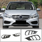 Mercedes E-class W212 2009–2016 Vložky do predného nárazníka (pre AMG-Line 2013-2016, karbón) fotografia 1