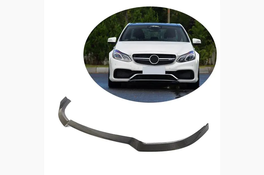 Mercedes E-class W212 2009–2016 Karbonový lip na predný nárazník (pre E63 AMG 2013-2016) Image