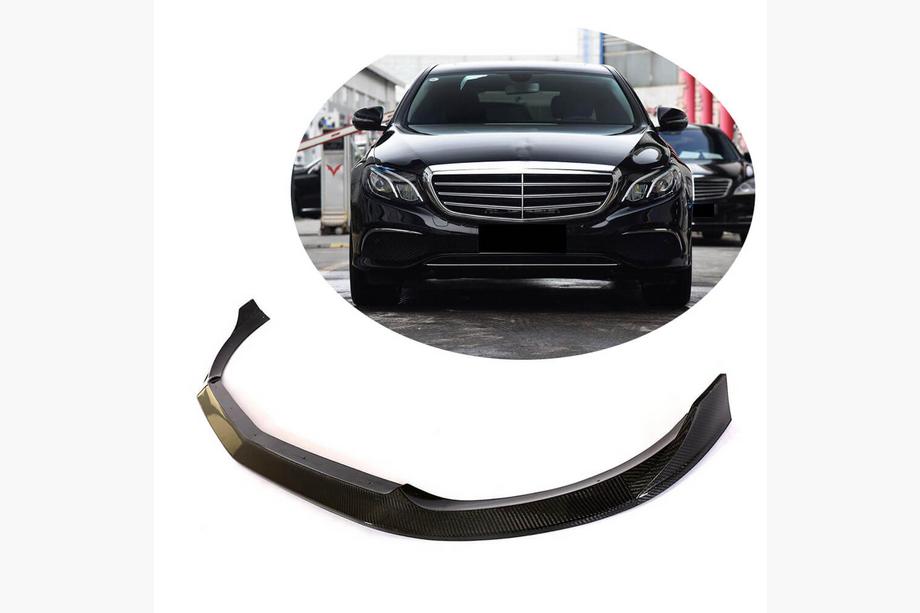 Mercedes Trieda E W213 2016–2023 Lip nástavec na predný nárazník (pre Base 2016-2019, karbón) Image