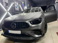 Mercedes Trieda E W213 2016–2023 Lip spojler predného nárazníka (pre AMG-Line 2020-2023, karbón) fotografia 8
