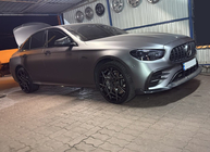 Mercedes Trieda E W213 2016–2023 Lip spojler predného nárazníka (pre AMG-Line 2020-2023, karbón) fotografia 7