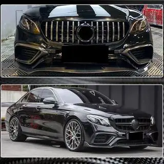 Predný lip na nárazník Lip V1 (pre E63 AMG 2016-2019, karbón) fotografia 3