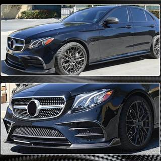 Predný nárazníkový lip Lip V1 (pre AMG-Line / E43 AMG 2016-2019, karbón) fotografia 3