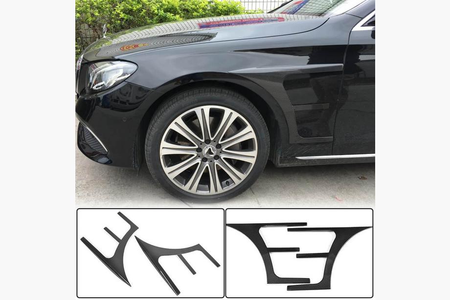 Mercedes Trieda E W213 2016–2023 Karbonové kryty predných blatníkov (AMG-Line/E43 AMG 2016-2019, Carbon) Image