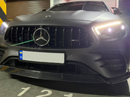 Mercedes Trieda E W213 2016–2023 Lišta predného nárazníka – lip spoiler (pre AMG-Line 2020+, suchý karbón) fotografia 12