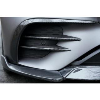Lišta predného nárazníka – lip spoiler (pre AMG-Line 2020+, suchý karbón) fotografia 2