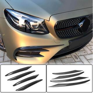 Splittery na predný nárazník (pre AMG-Line/E43 AMG 2016-2019, karbón) fotografia 1