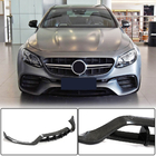 Mercedes Trieda E W213 2016–2023 Predný nárazníkový lip Lip V2 (pre E63 AMG 2016-2019, karbón) fotografia 1