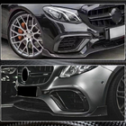 Mercedes Trieda E W213 2016–2023 Karbonové lišty na predný nárazník (pre E63 AMG 2016-2019) fotografia 4
