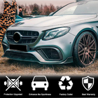 Mercedes Trieda E W213 2016–2023 Karbonové lišty na predný nárazník (pre E63 AMG 2016-2019) fotografia 5