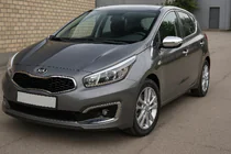 Kia Ceed 2012–2018 Chromové kryty spätných zrkadiel (2 ks, nerez) fotografia 1