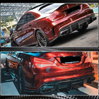 Mercedes CLA C117 2013–2019 Difúzor zadného nárazníka V1 (pre AMG-Line / CLA45 AMG, karbón) fotografia 5