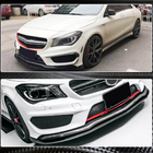 Mercedes CLA C117 2013–2019 Karbonový lip na predný nárazník Lip (pre CLA45 AMG SD 2013-2015, karbón) fotografia 3
