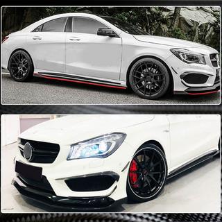 Karbonové lišty predného nárazníka (pre CLA45 AMG SD 2013-2016) fotografia 3