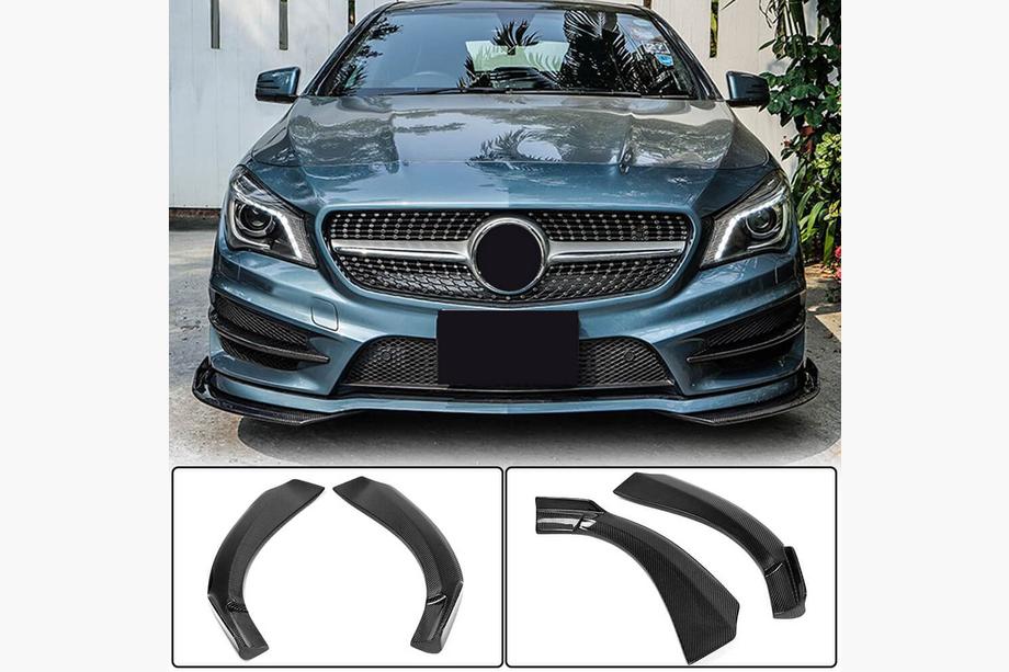 Mercedes CLA C117 2013–2019 Karbonové nástavce na predný nárazník (pre Base SD 2013-2016) Image