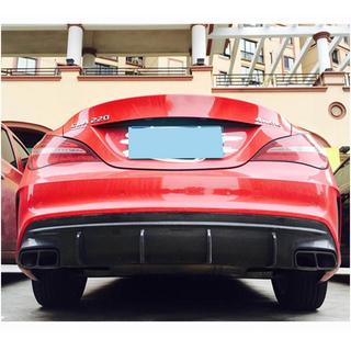 Difúzor zadného nárazníka V2 (pre AMG-Line / CLA45 AMG, karbón) fotografia 2