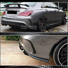 Mercedes CLA C117 2013–2019 Karbónové lišty zadného nárazníka V3 (pre AMG-Line / CLA45 AMG SD) fotografia 4
