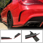 Mercedes CLA C117 2013–2019 Karbónové lišty zadného nárazníka V3 (pre AMG-Line / CLA45 AMG SD) fotografia 6
