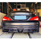 Mercedes CLA C117 2013–2019 Difúzor zadného nárazníka V1 (pre AMG-Line / CLA45 AMG 2013-2016, karbón) fotografia 2